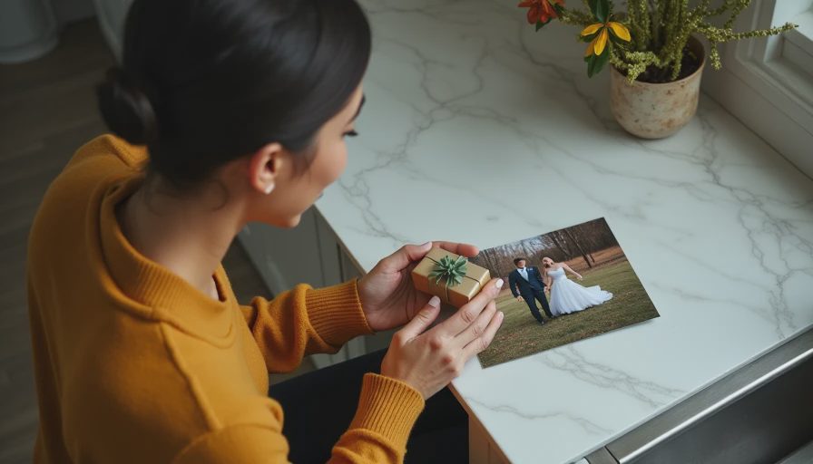 Visual context for gift for wife