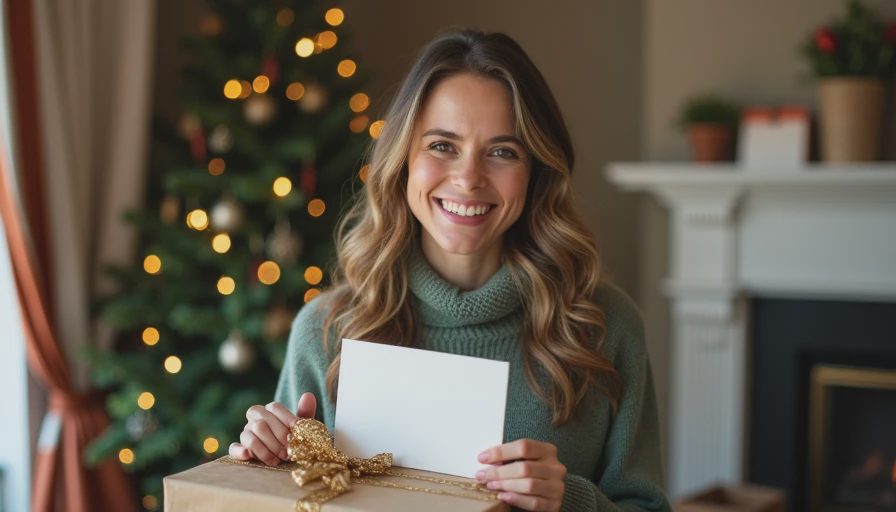 Visual context for christmas gift ideas