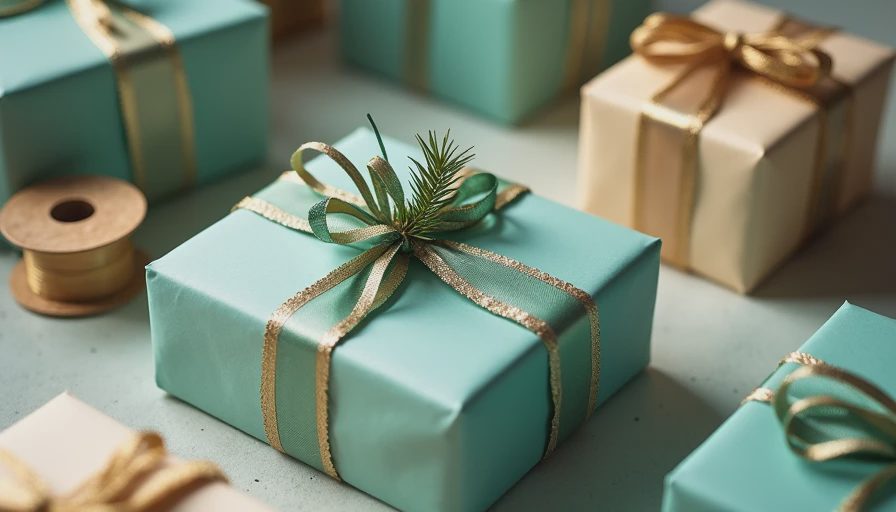 Visual context for christmas gifts