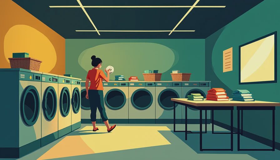 Illustration for speed queen washing machine